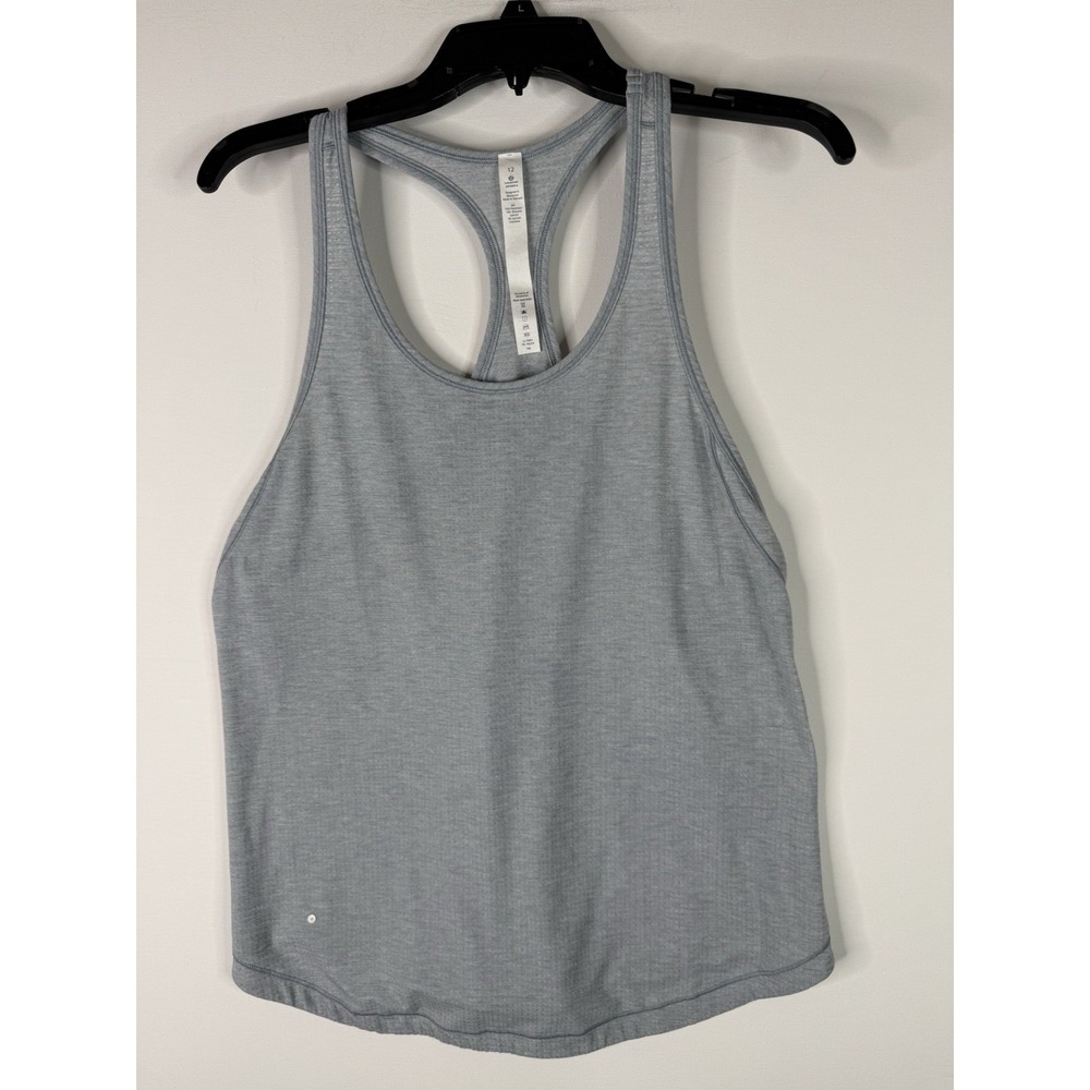 lululemon Tank Top Blue Gray Color Size 12 NWOT
